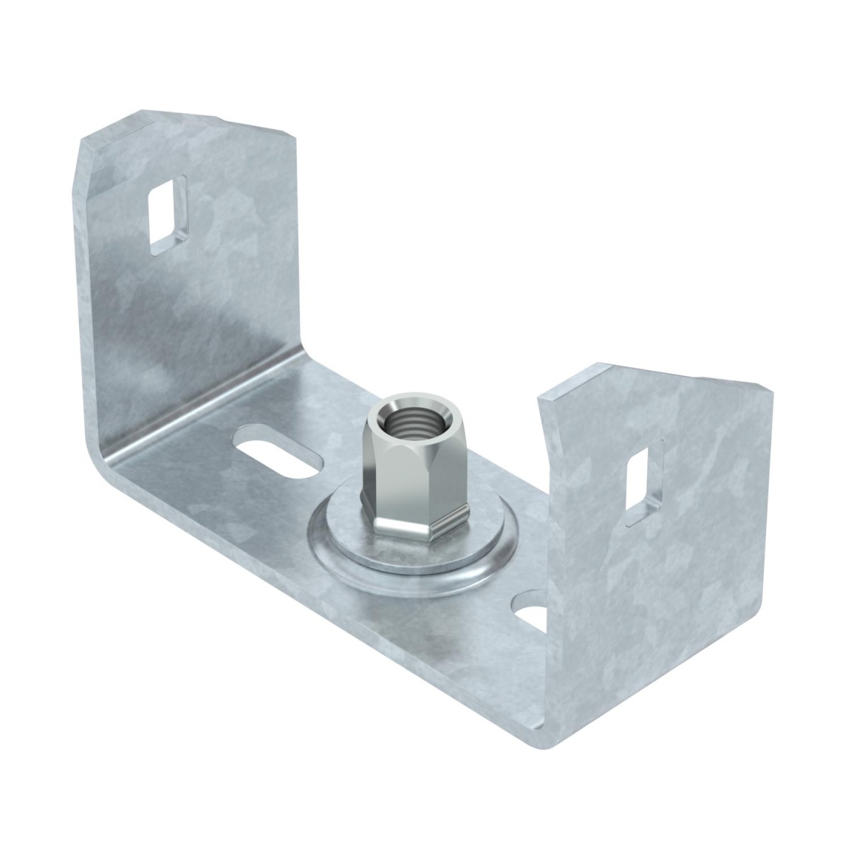 Suspensão central para caminho de cabos em chapa B100mm Aço Galvanizado por imersão a quente após maquinação zinco