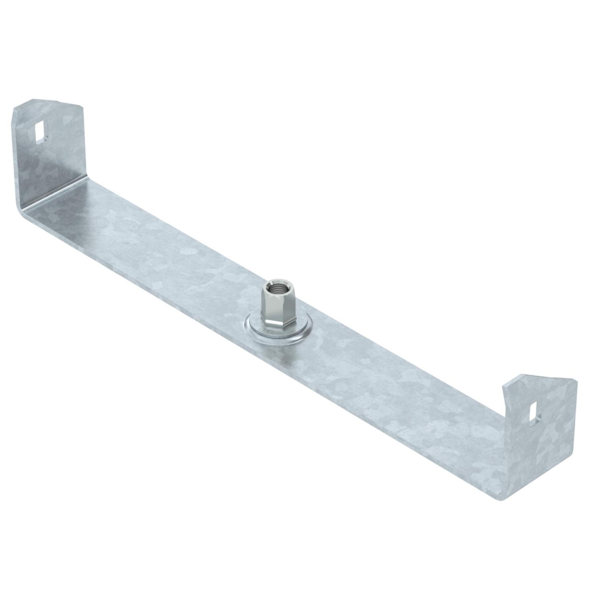 Suspensão central para caminho de cabos em chapa B300mm Aço Galvanizado por imersão a quente após maquinação zinco