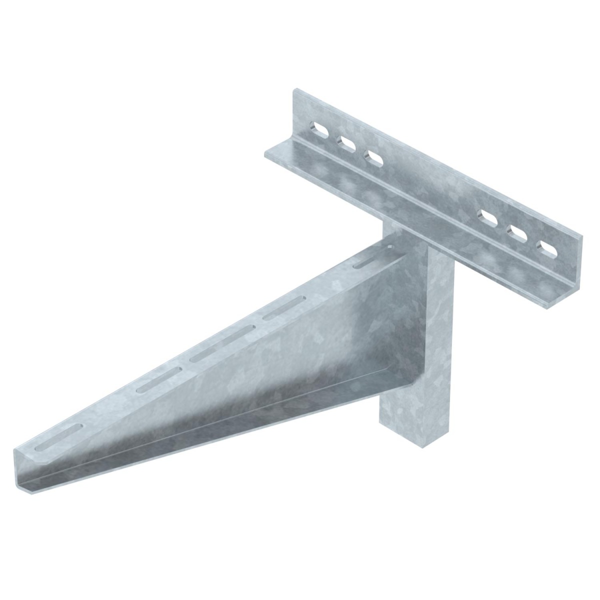 Consola mural modelo para grandes cargas B510mm Aço Galvanizado por imersão a quente após maquinação zinco