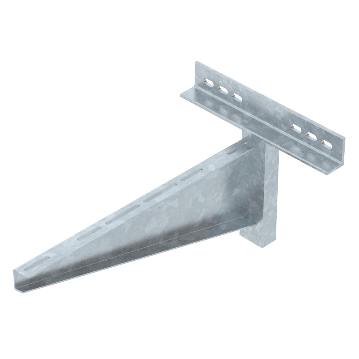 Consola mural modelo para grandes cargas B610mm Aço Galvanizado por imersão a quente após maquinação zinco