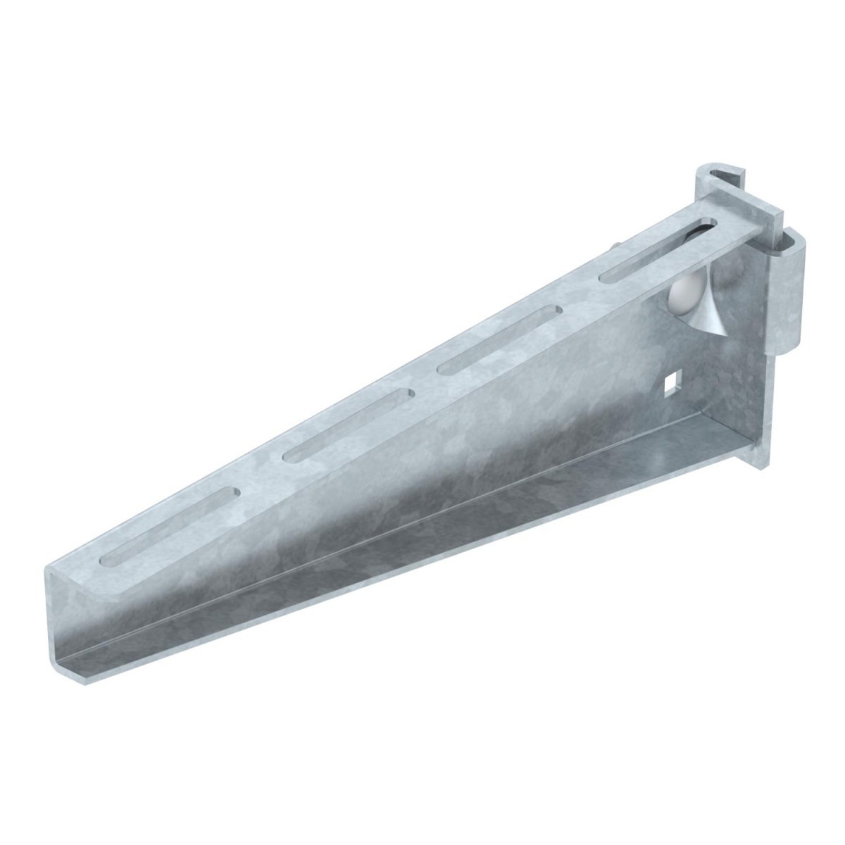 Consola de garra para perfil IS 8 B310mm Aço Galvanizado por imersão a quente após maquinação zinco
