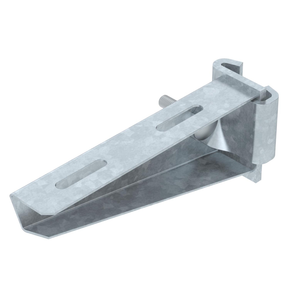 Consola de garra para perfil IS 8 B160mm Aço Galvanizado por imersão a quente após maquinação zinco