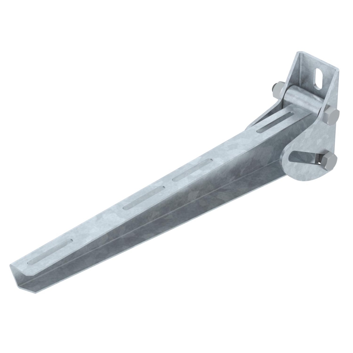 Consola mural variável B410mm Aço Galvanizado por imersão a quente após maquinação zinco