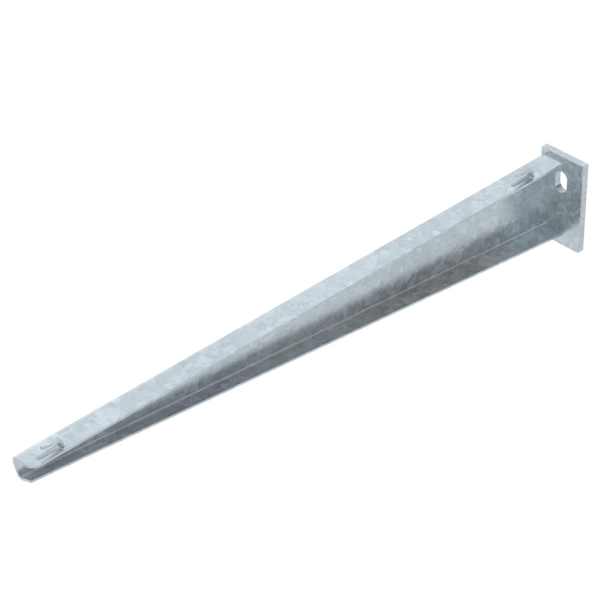 Consola mural para caminho de cabos em varão B510mm Aço Galvanizado por imersão a quente após maquinação zinco
