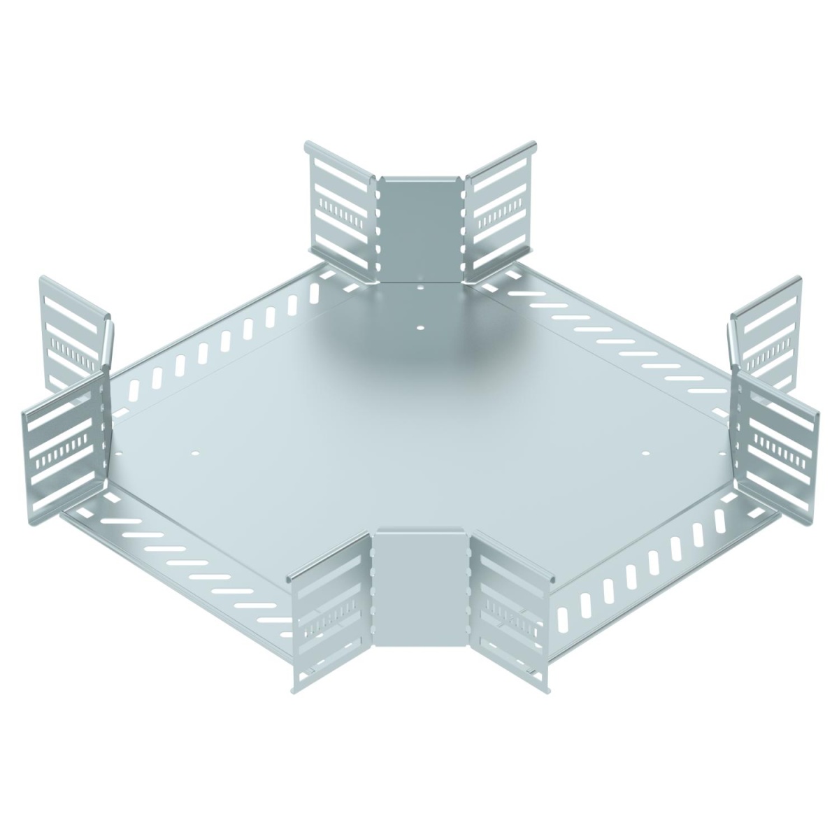 Cruzeta para caminho de cabos em chapa 110x300 Aço galvanizado pelo método Sendzimir zinco