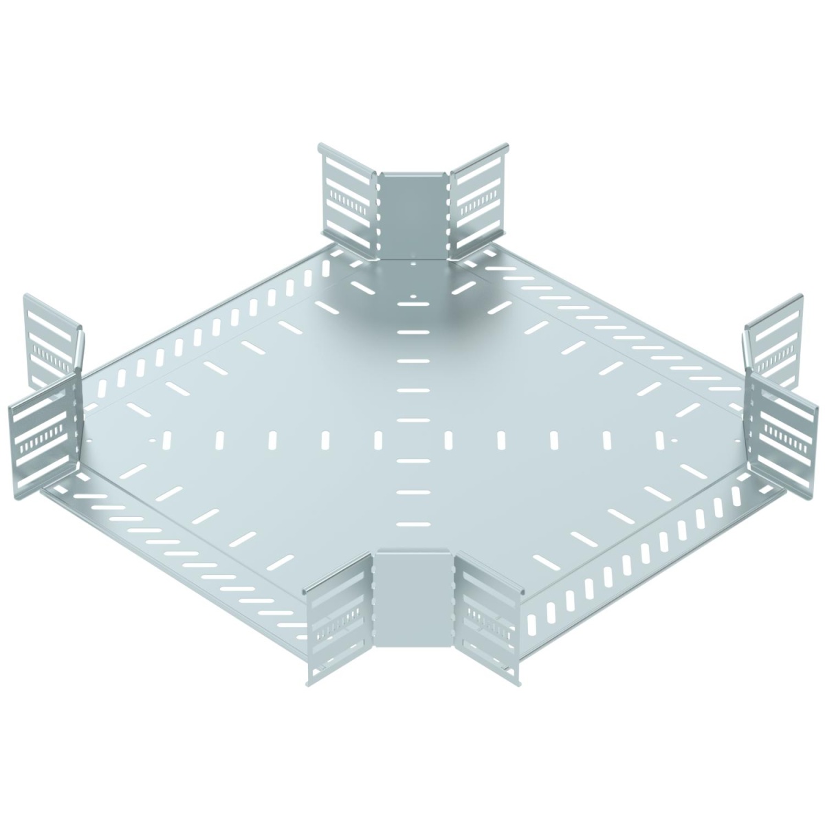 Cruzeta para caminho de cabos em chapa 110x400 Aço galvanizado pelo método Sendzimir zinco