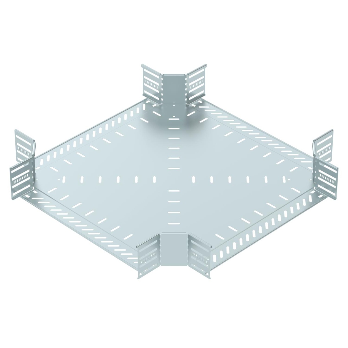 Cruzeta para caminho de cabos em chapa 110x500 Aço galvanizado pelo método Sendzimir zinco