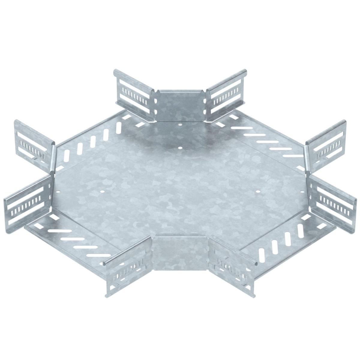 Cruzeta para caminho de cabos em chapa 60x200 Aço Galvanizado por imersão a quente após maquinação zinco