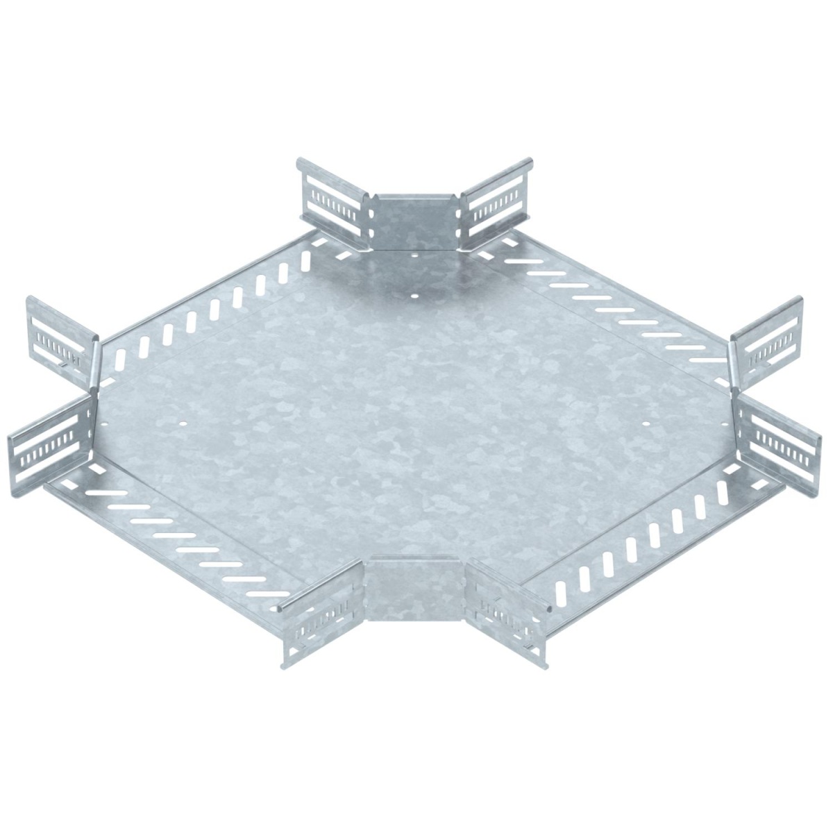 Cruzeta para caminho de cabos em chapa 60x300 Aço Galvanizado por imersão a quente após maquinação zinco