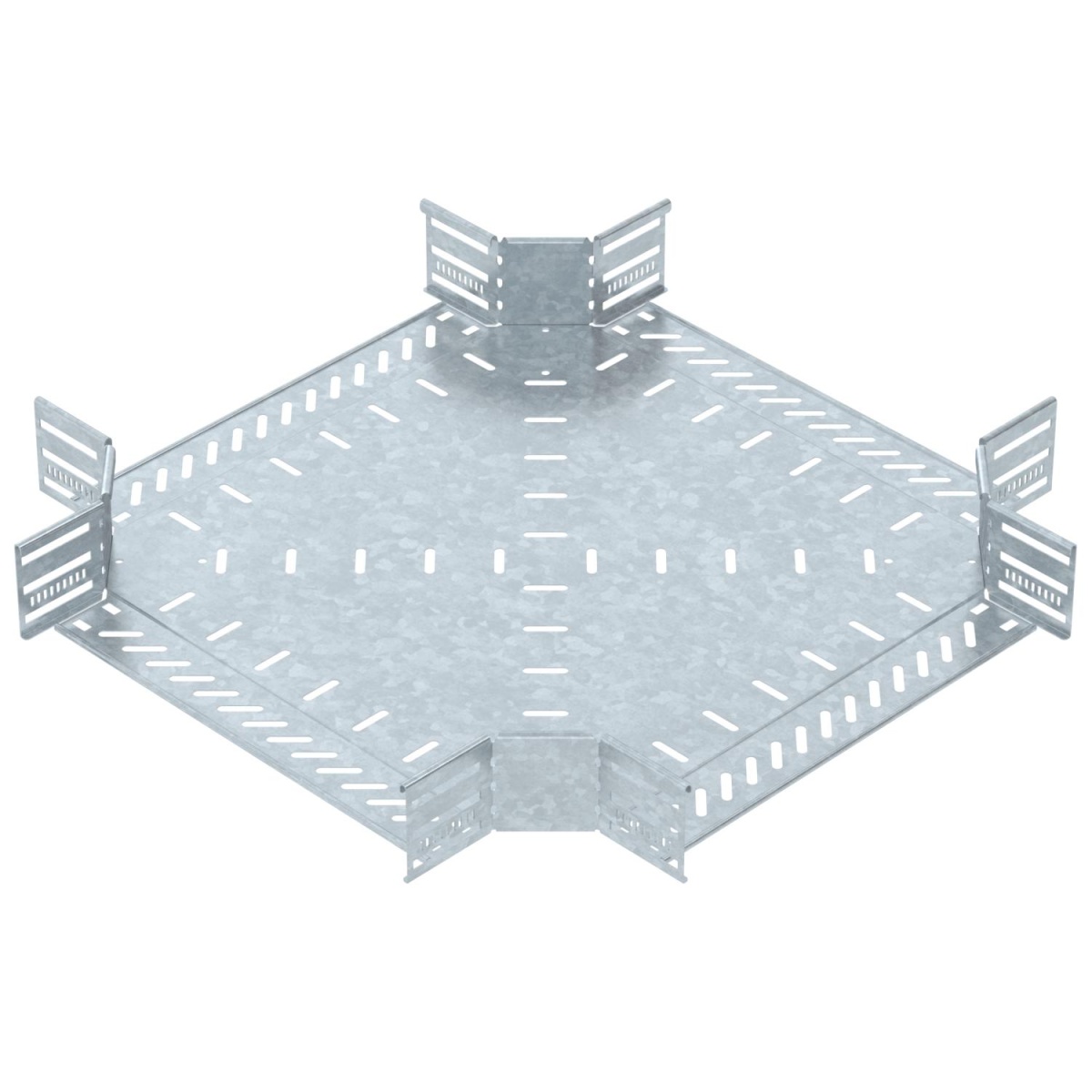 Cruzeta para caminho de cabos em chapa 85x400 Aço Galvanizado por imersão a quente após maquinação zinco