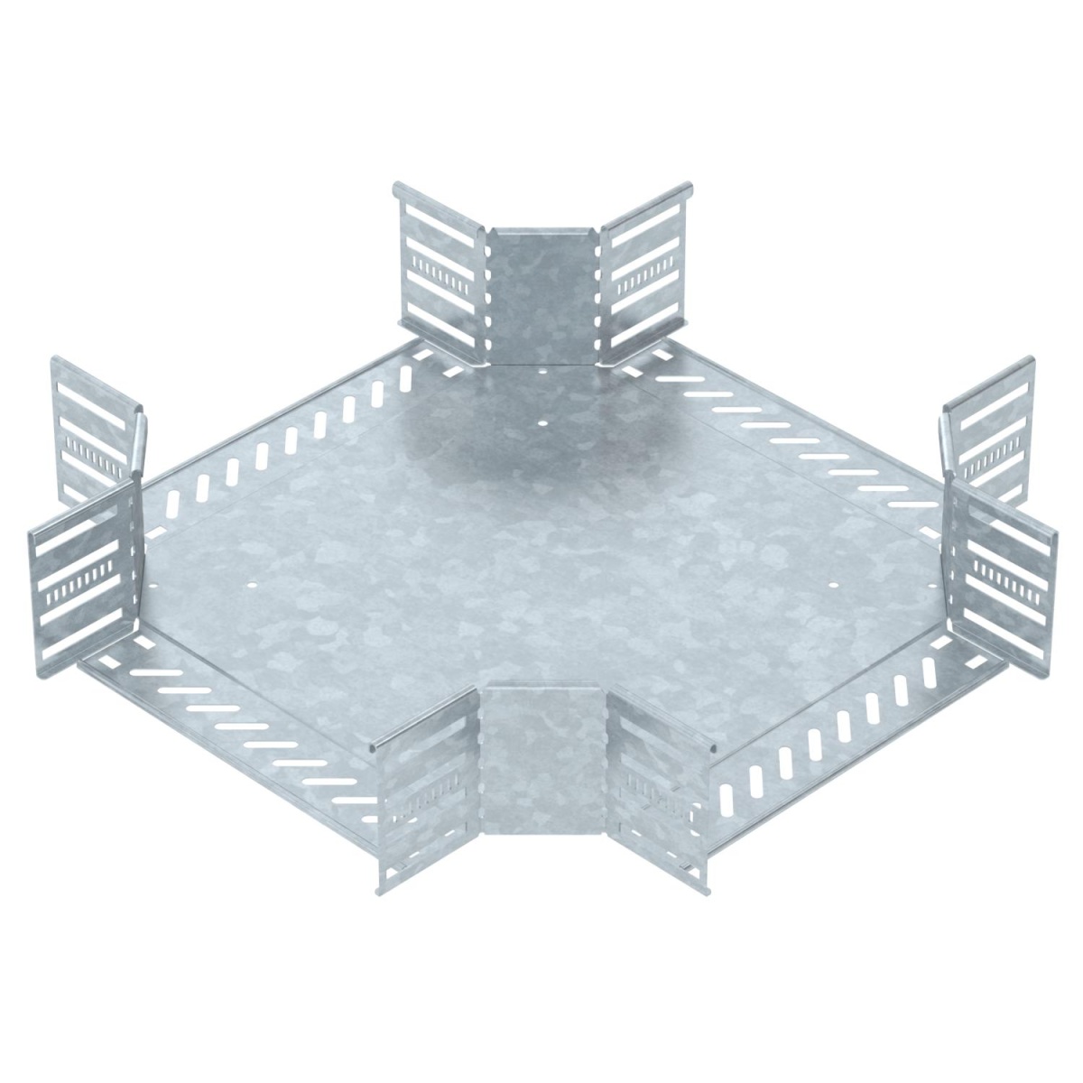 Cruzeta para caminho de cabos em chapa 110x300 Aço Galvanizado por imersão a quente após maquinação zinco