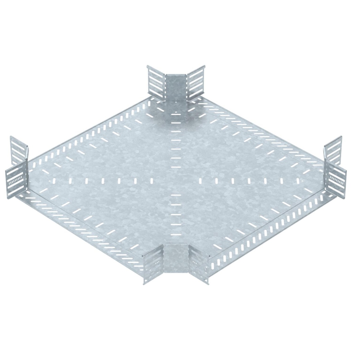 Cruzeta para caminho de cabos em chapa 110x600 Aço Galvanizado por imersão a quente após maquinação zinco