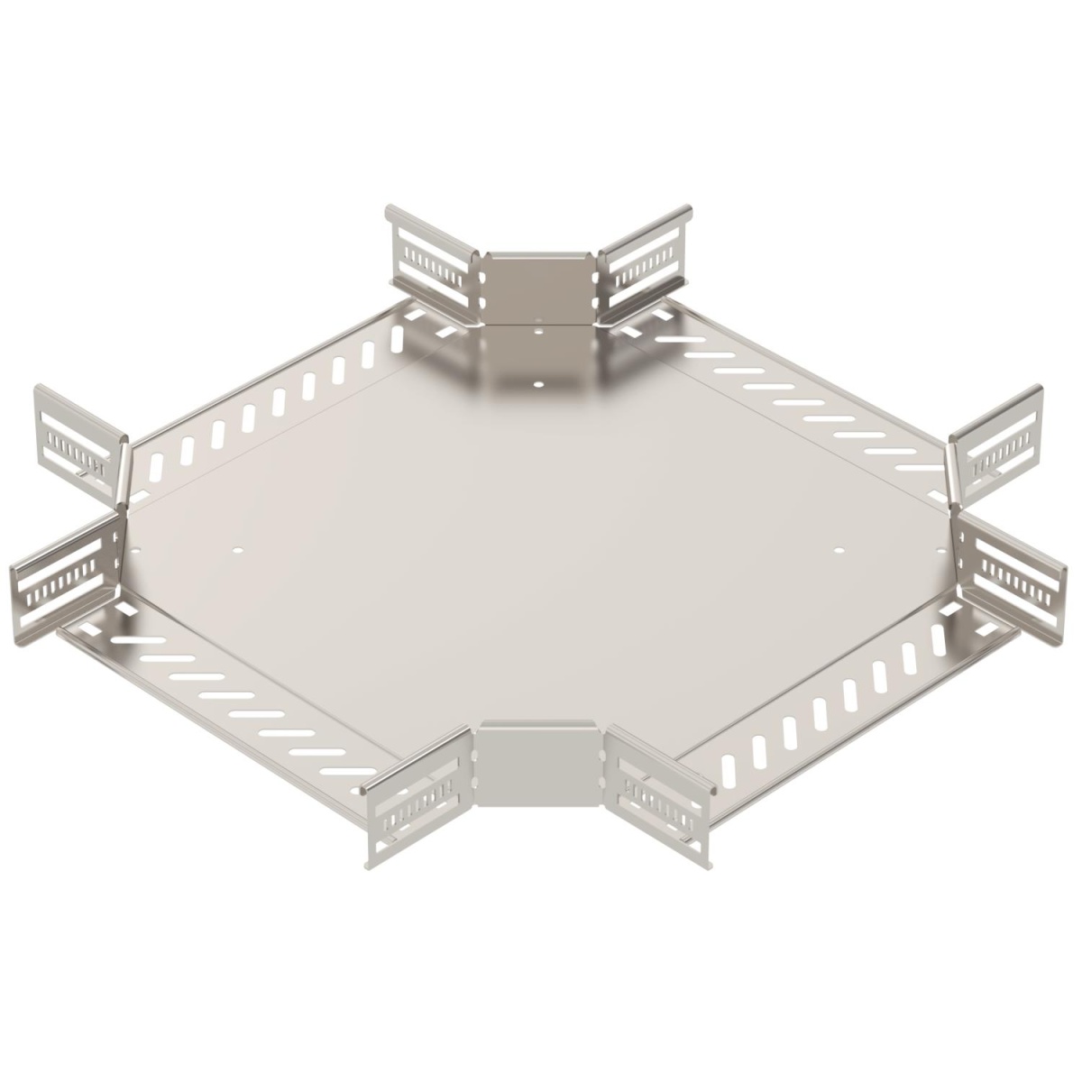 Cross over for cable tray 60x300 Aço inoxidável A4 1.4571 brilhante, pós-tratamento aço inoxidável