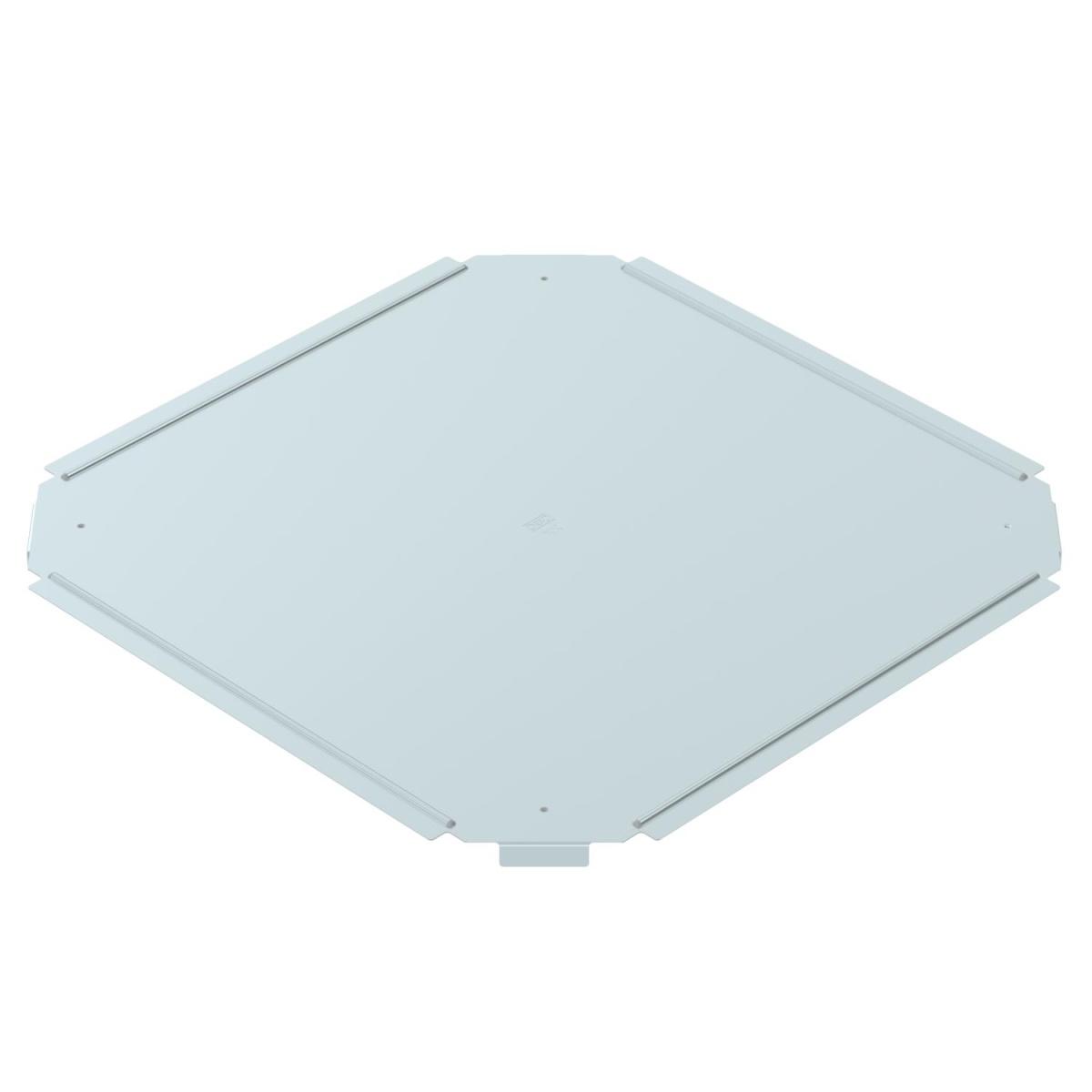 Tampa para cruzeta B300mm Aço Galvanização continuazincoalumínio, Double Dip zinco