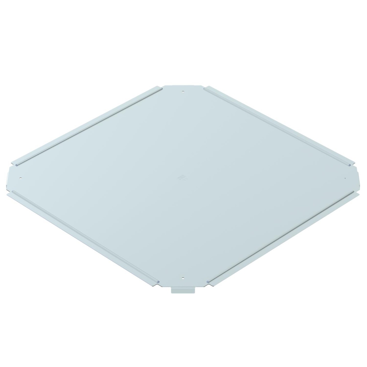 Tampa para cruzeta B400mm Aço Galvanização continuazincoalumínio, Double Dip zinco