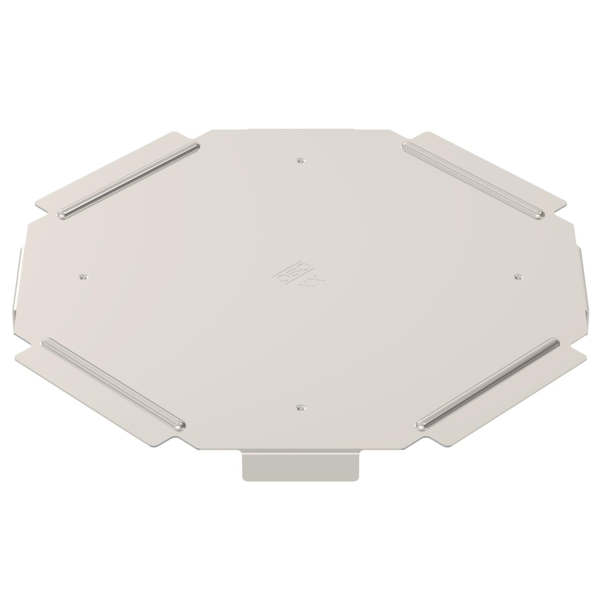 Cover for cross-over B100mm Aço inoxidável A4 1.4571 brilhante, pós-tratamento aço inoxidável