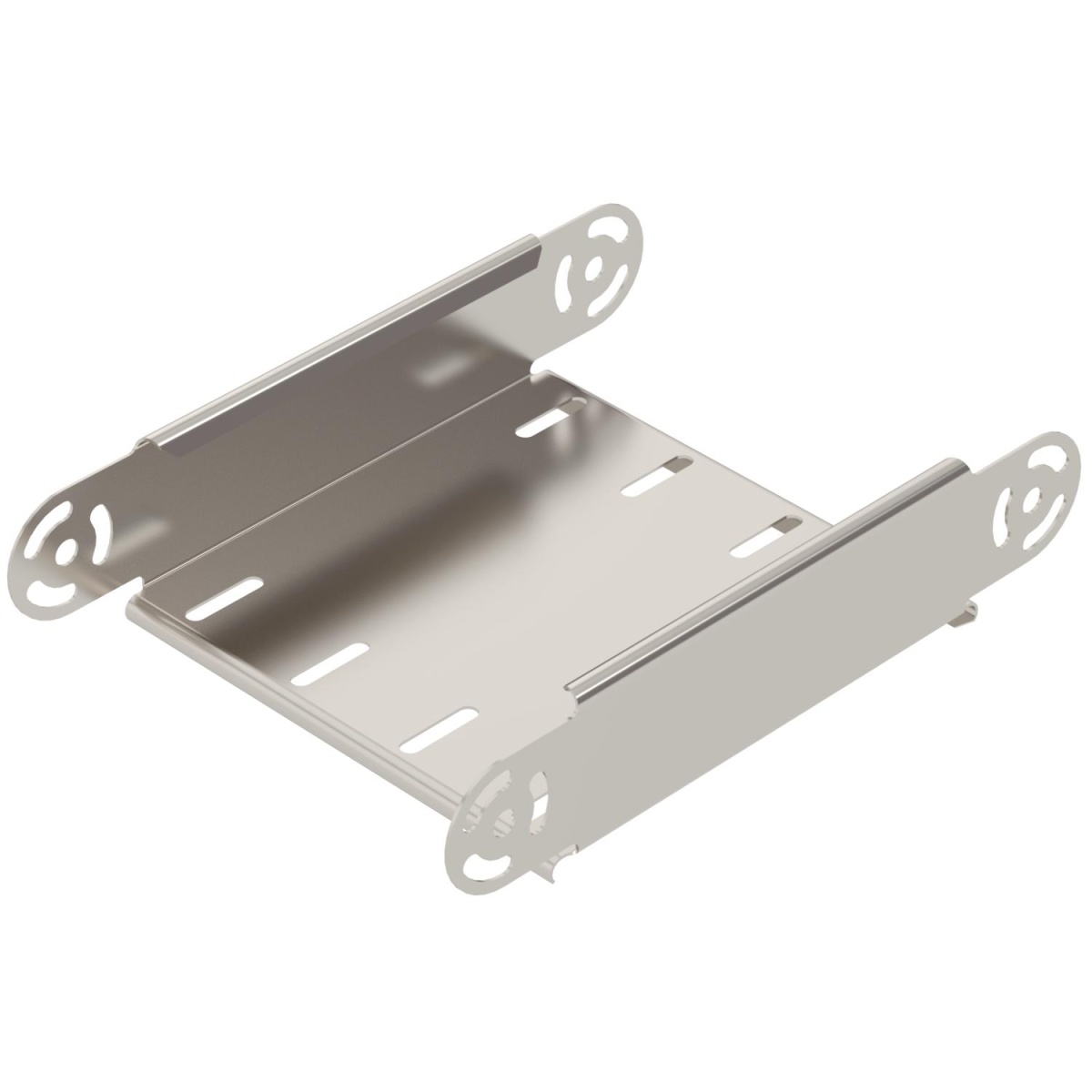 Elemento do ângulo regulável vertical 60x200 Aço inoxidável A4 1.4571 brilhante, pós-tratamento aço inoxidável