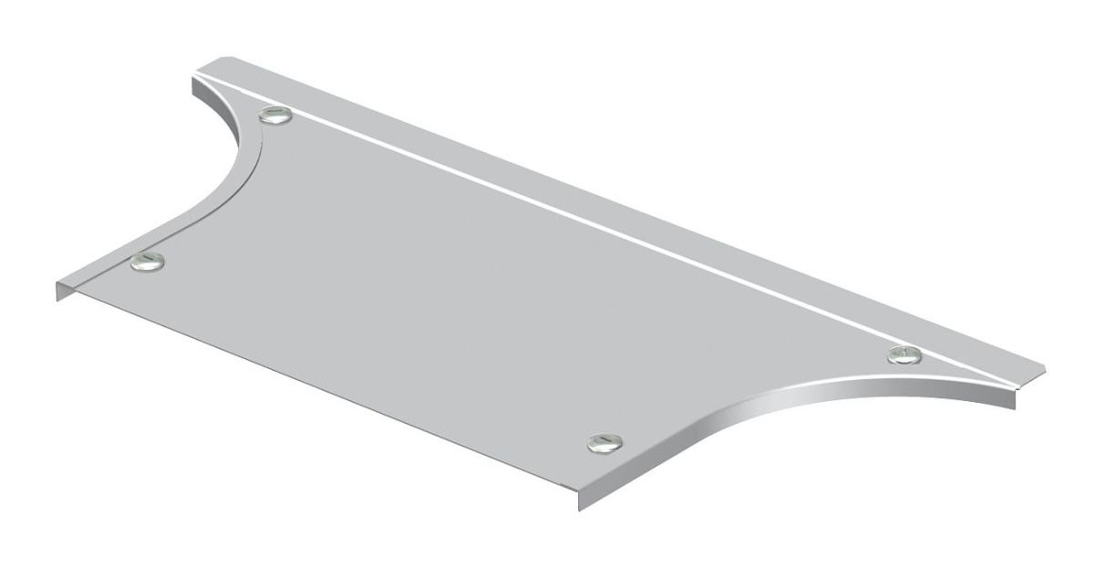 Tampa para derivação simples com ferrolhos, para RAA 600 B600mm Aço inoxidável 1.4571 A4 1.4571 brilhante, pós-tratamento