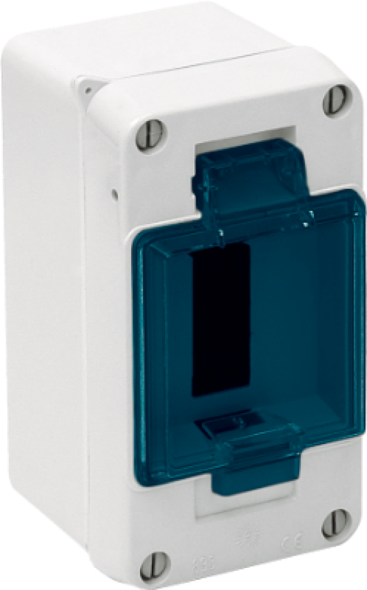 Sealed distribution box. 3 modules.