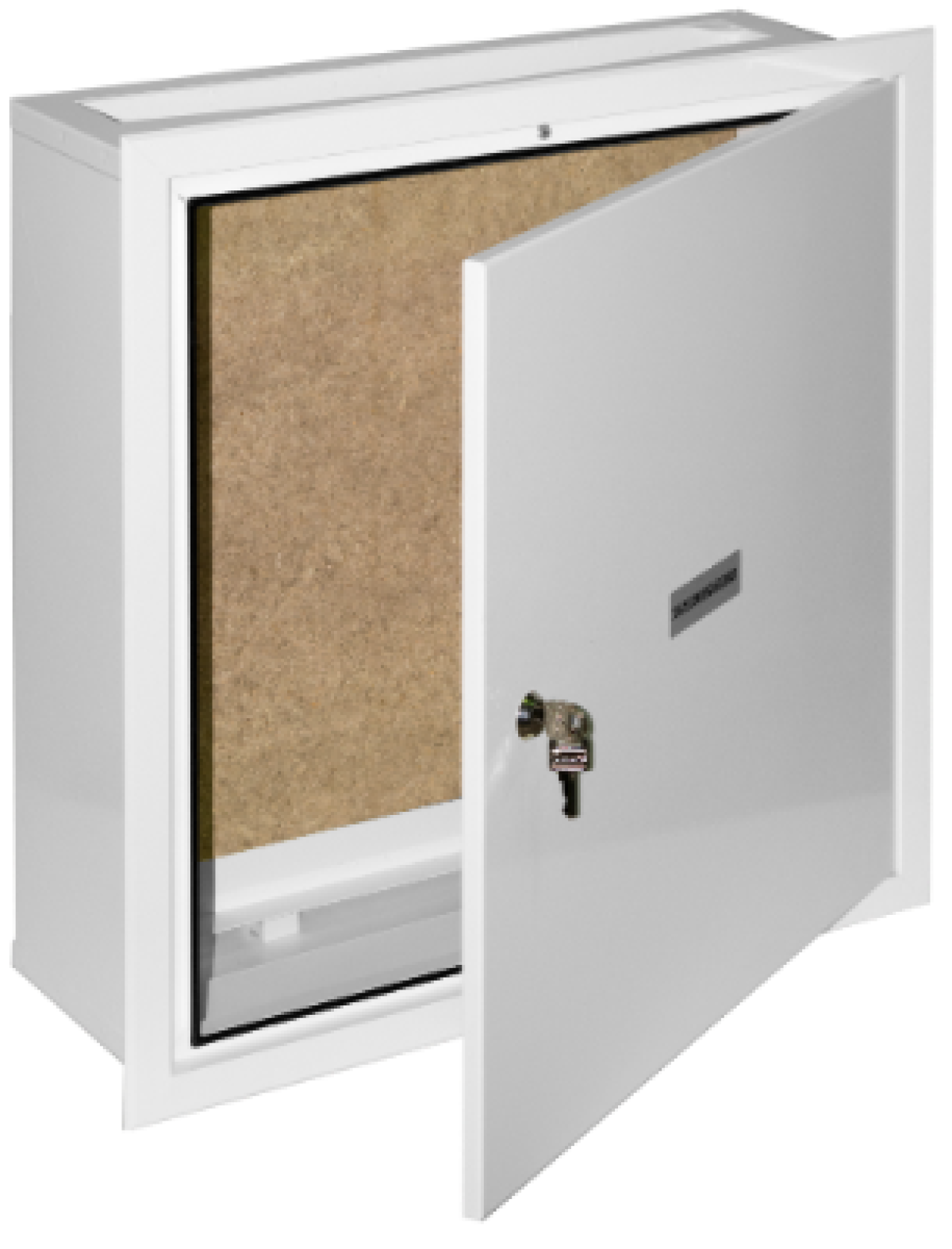 Secondary IT box. Flush. Dimensions 450 x 450 x 150 mm. Old reference 1545E.