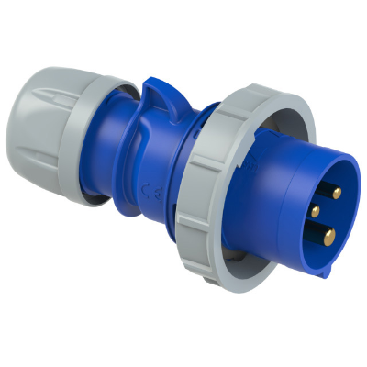 Ficha industriais móvel 2P+T. 32A.230V,IP 67