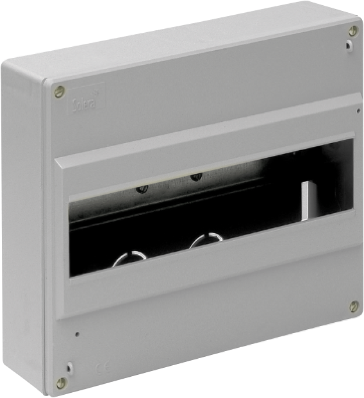 Surface distribution board, 12 modules.