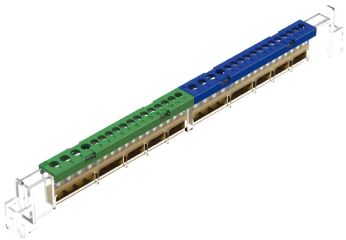 Isolated connection block N5, PE13 + NE13