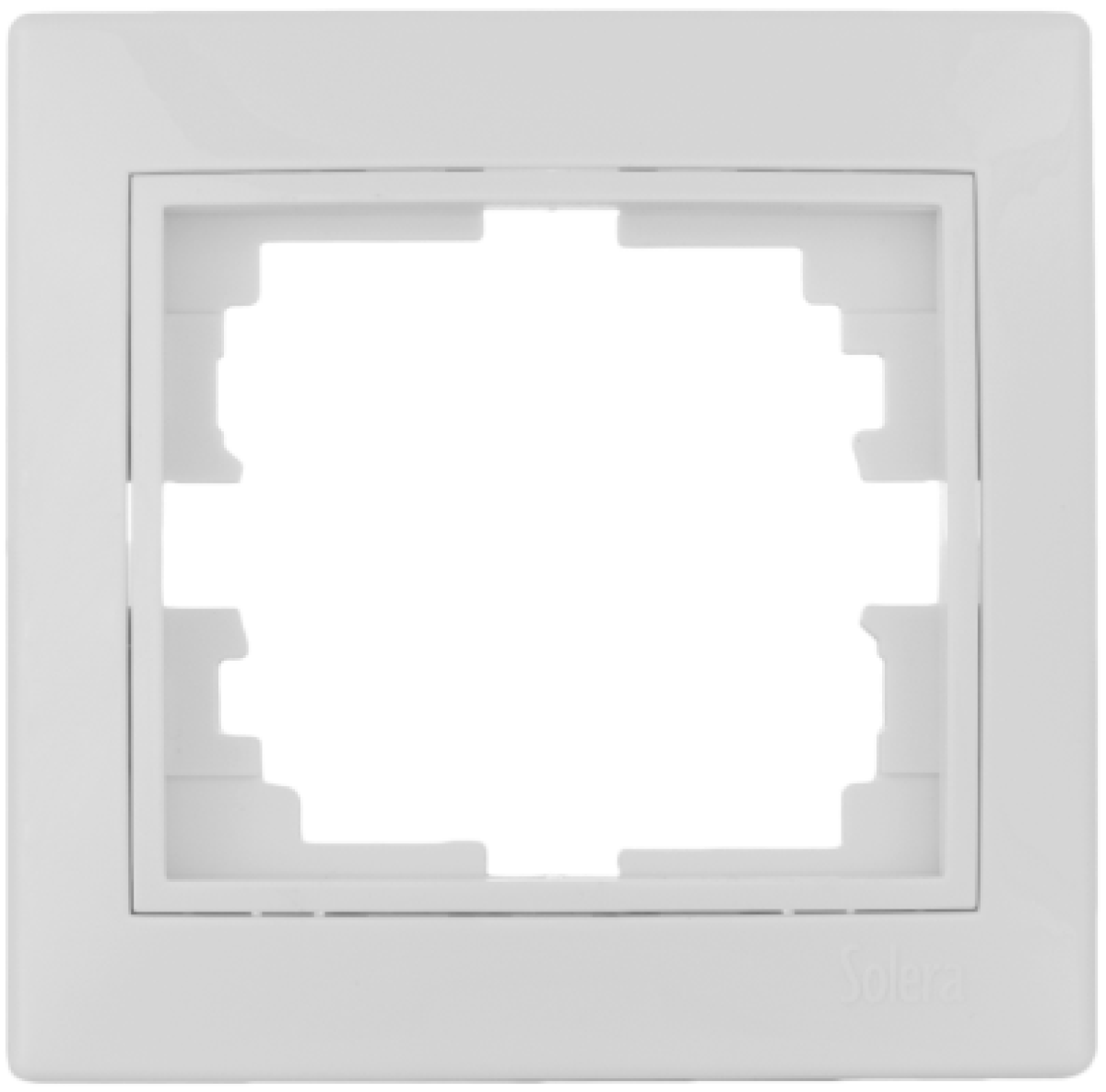 Quadro para 1 elemento. Branco.