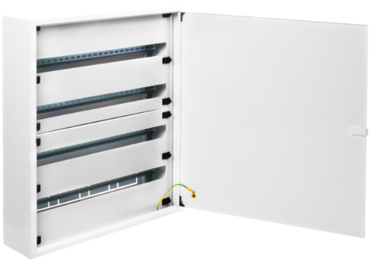 Surface steel distribution cabinet, 132 modules (4×33)