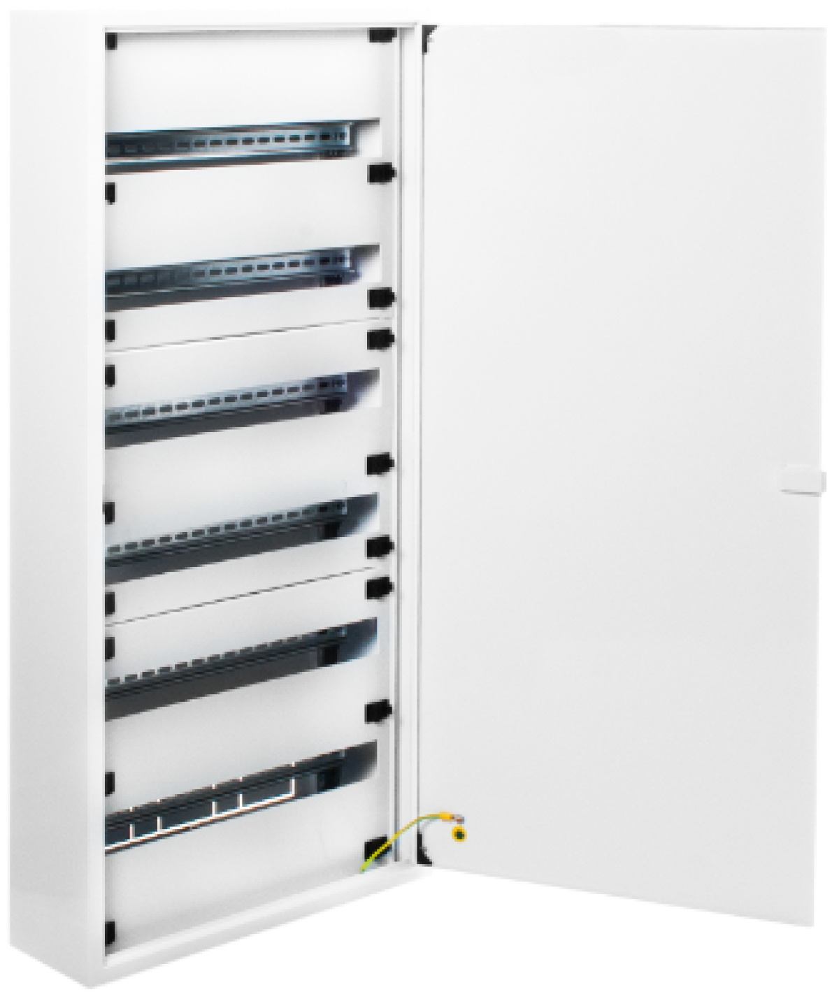 Surface steel distribution cabinet, 144 modules (6×24)