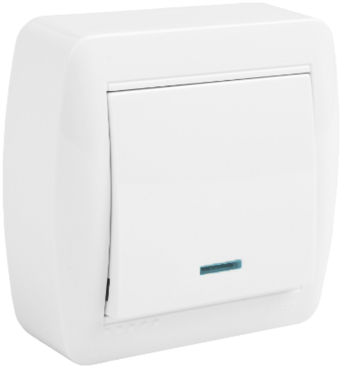 Comutador / interruptor de luz 10AX 250V ~. De superfície.