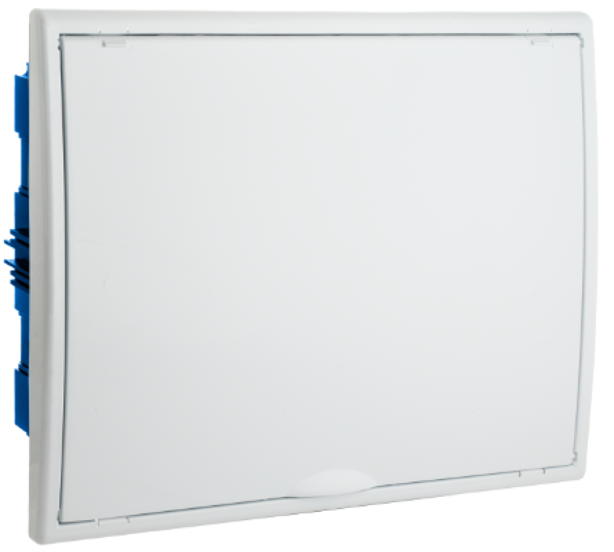 Caixas de distribuição para divisória oca. 24 elementos +  4 seláveis. Sistema de fixação com garras de plástico.