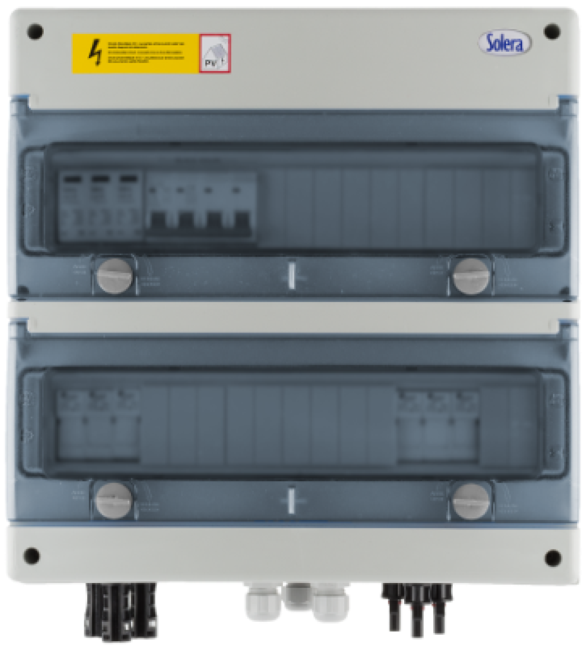 Painel DC de proteção para strings (3 entradas - 1 saída)
