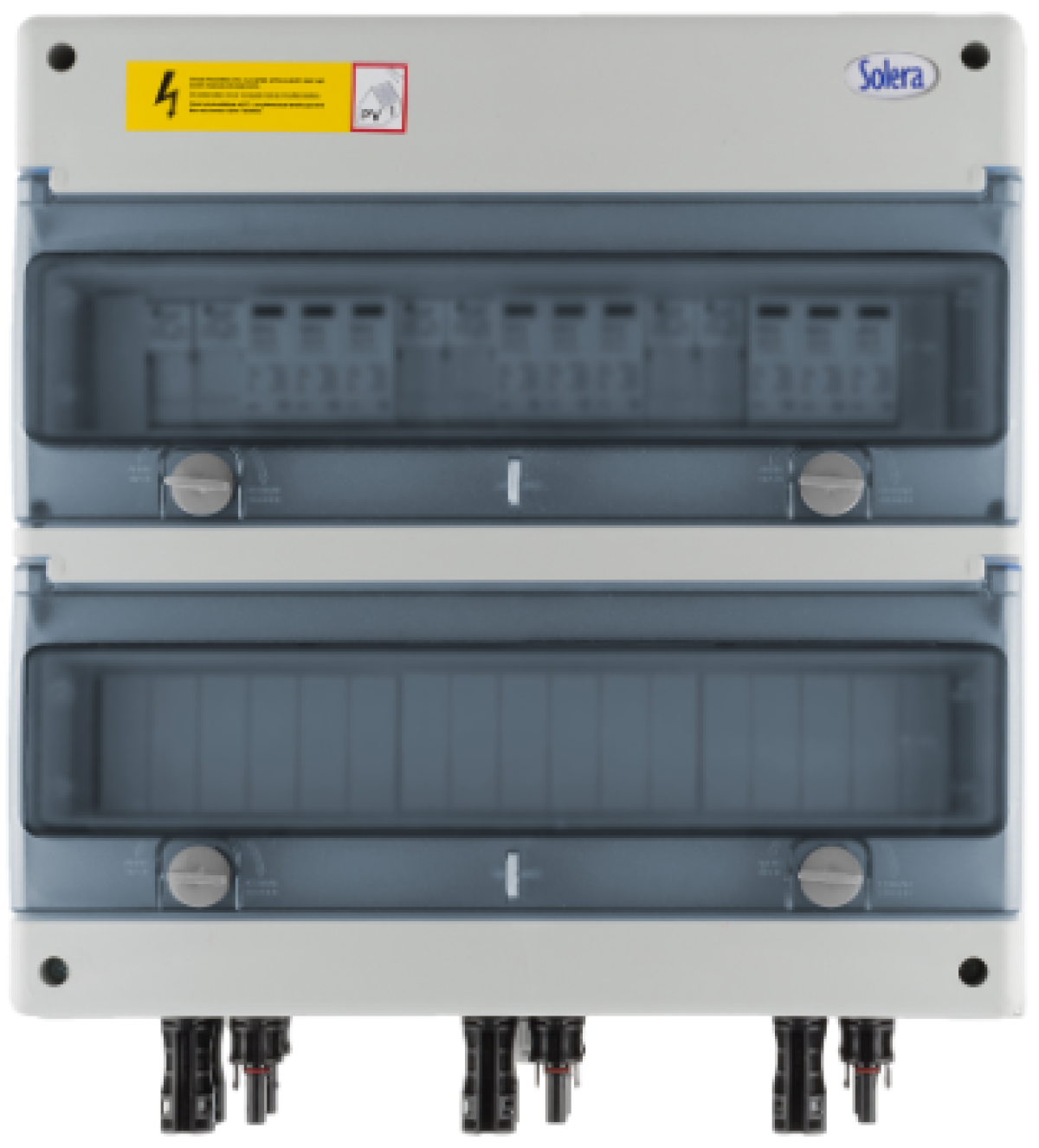 Painel DC de proteção para strings (3 entradas - 3 saídas)