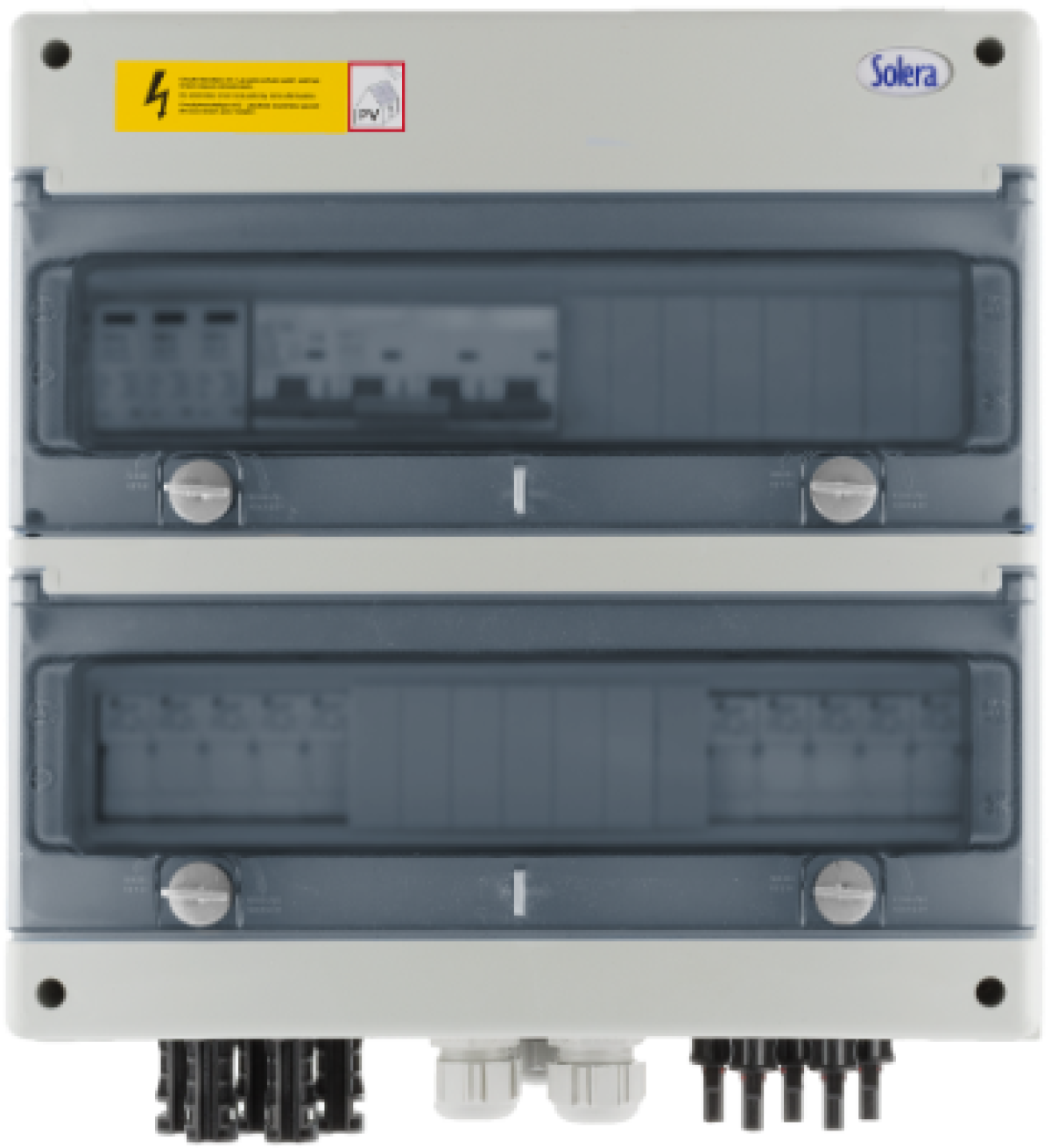Painel DC de proteção para strings (5 entradas - 1 saída)