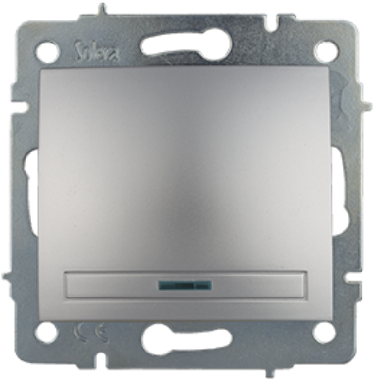 Illuminated push button 10A 250V~. Flush mount. ERP04ILAQC