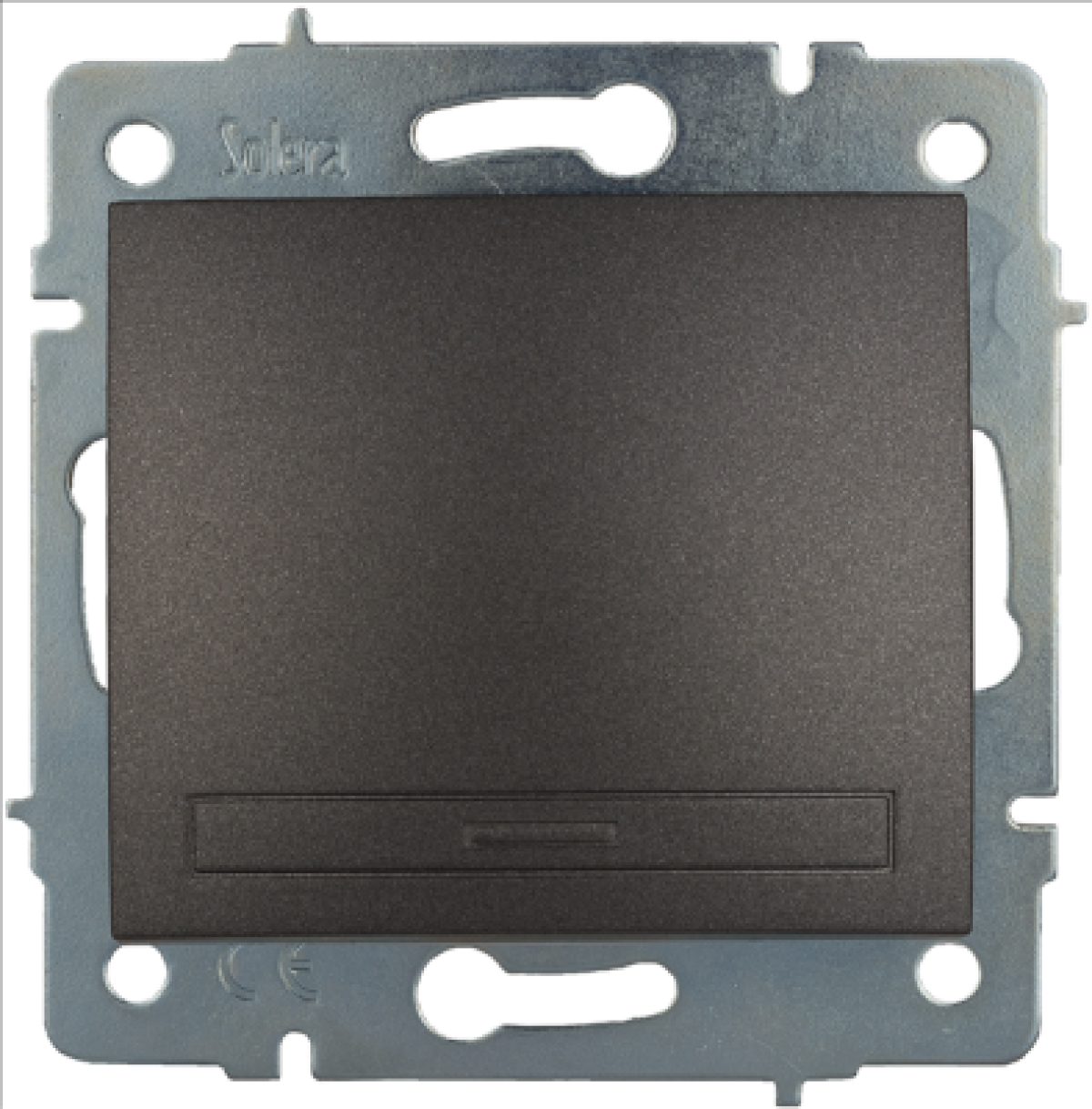 Interruptor bipolar 10AX 250V. Para encastrar.