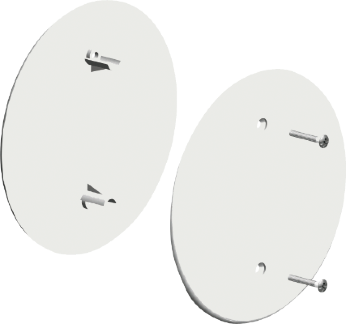 Cover with screws Ø 104 mm