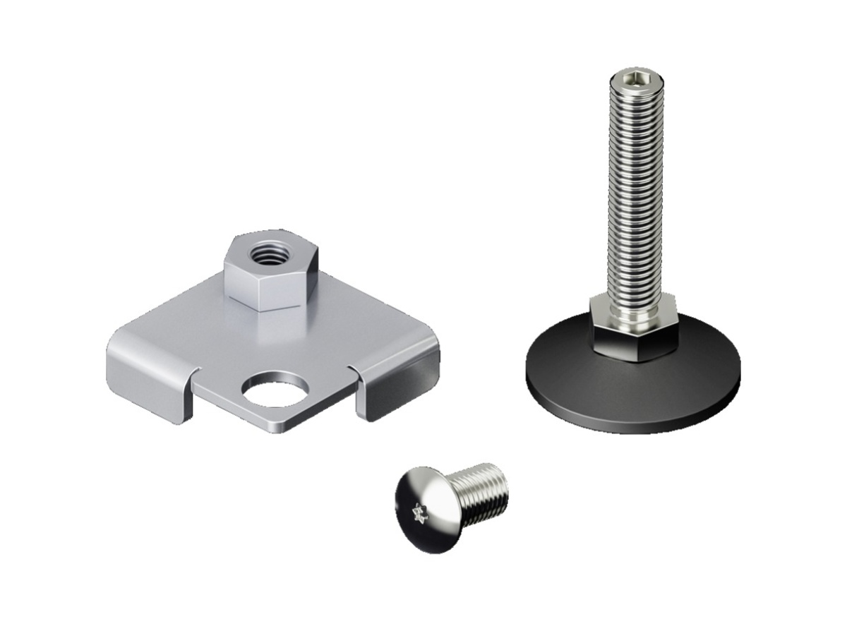 Levelling feet with internal adjustment, for VX IT