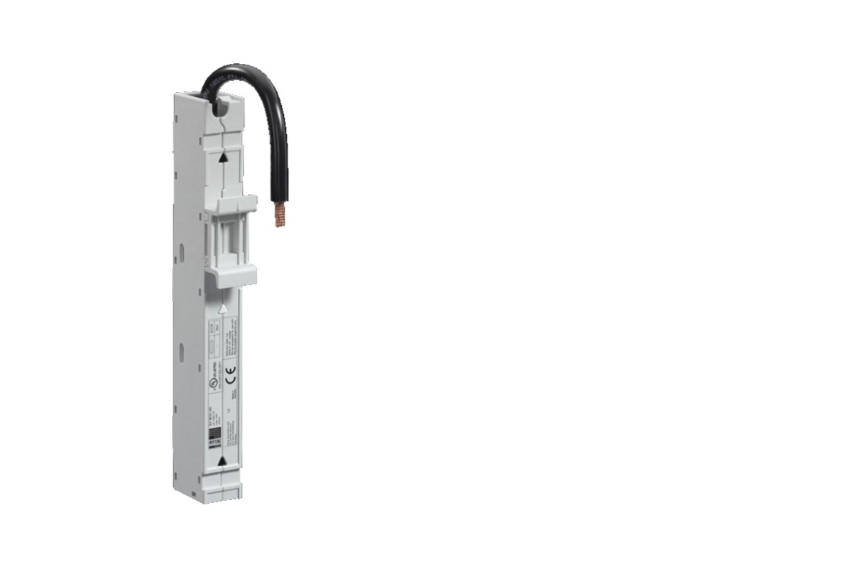Component Adapters 1-pole, Version L2, Rated current 63 A, AWG 8