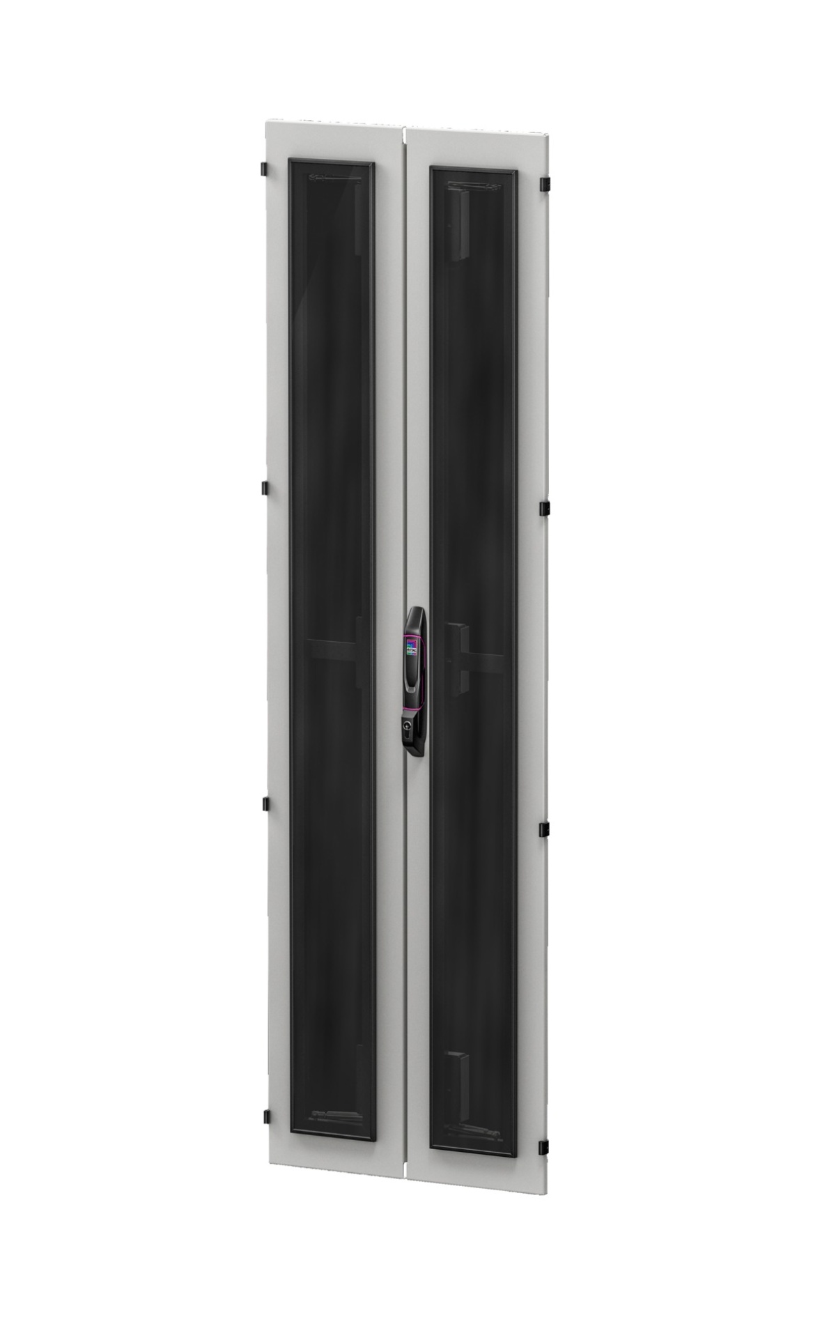 Porta bipartida em chapa de aço VX IT com ventilação de emergência, LxA 600 x 2000 mm