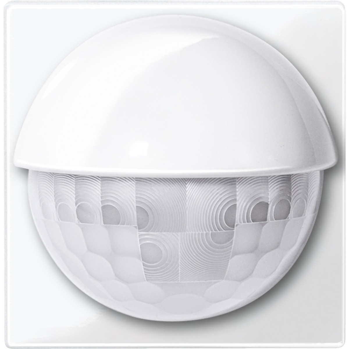 M-Elegance - Centro de sensor de movimento ARGUS 180 - encastrar - Branco brilhante
