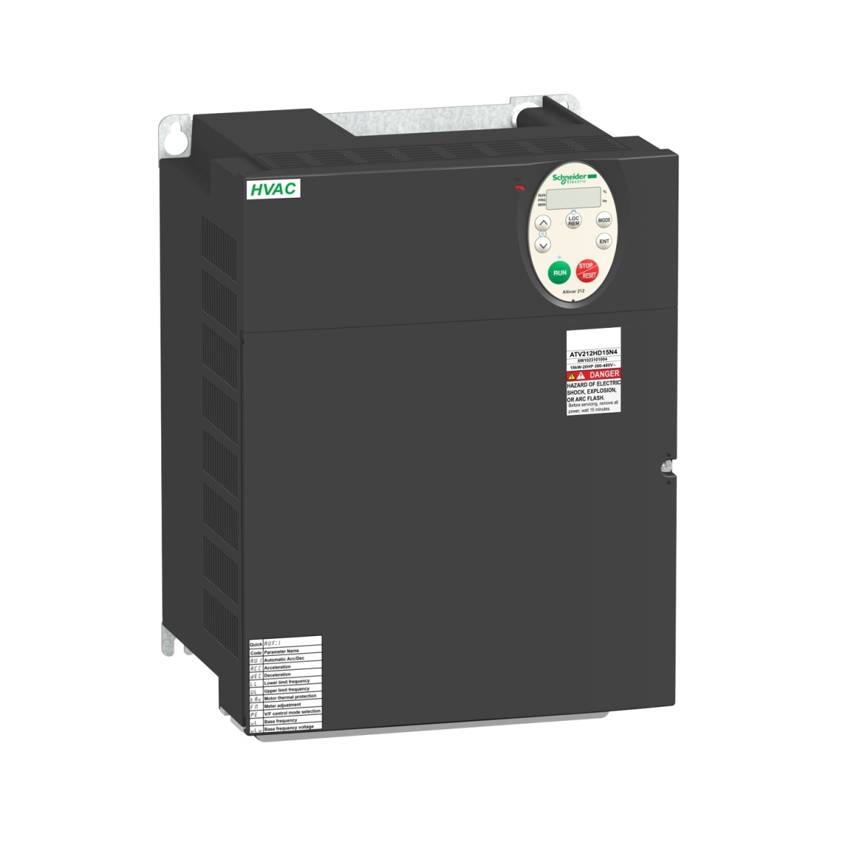 Variador de velocidade ATV212 - 22kW - 30hp - 480V - 3ph - EMC - IP21