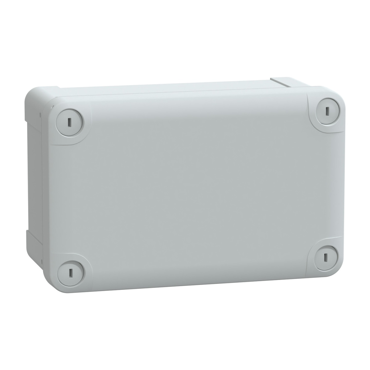 ABS box IP66 IK07 RAL7035 Int.H175W105D80 Ext.H192W121D87 Opaque cover H20