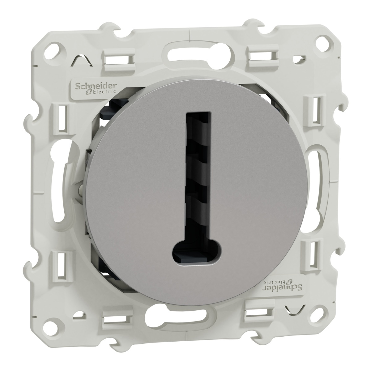Odace - telephone socket - France Telecom - aluminium
