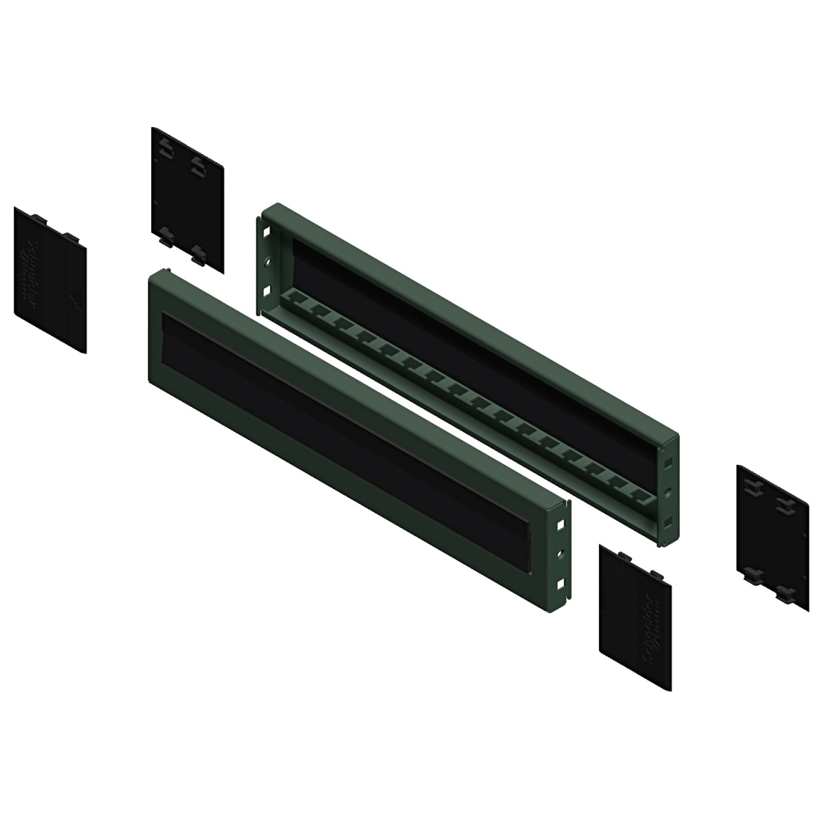 Spacial SFSM panels with brush for plinth - 100x800x800 mm