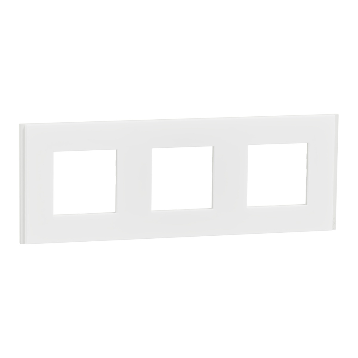 Nova Unica - Quadro 3 Elementos Unica Deco Branco Translúcido