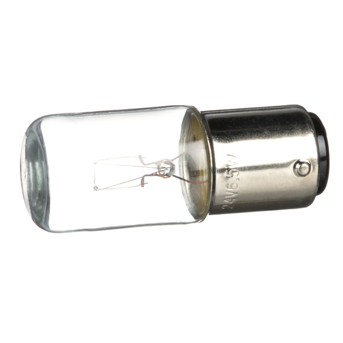 Lâmpada ince escente clara para sinalização - ba 15d - 24 v 6,5 w