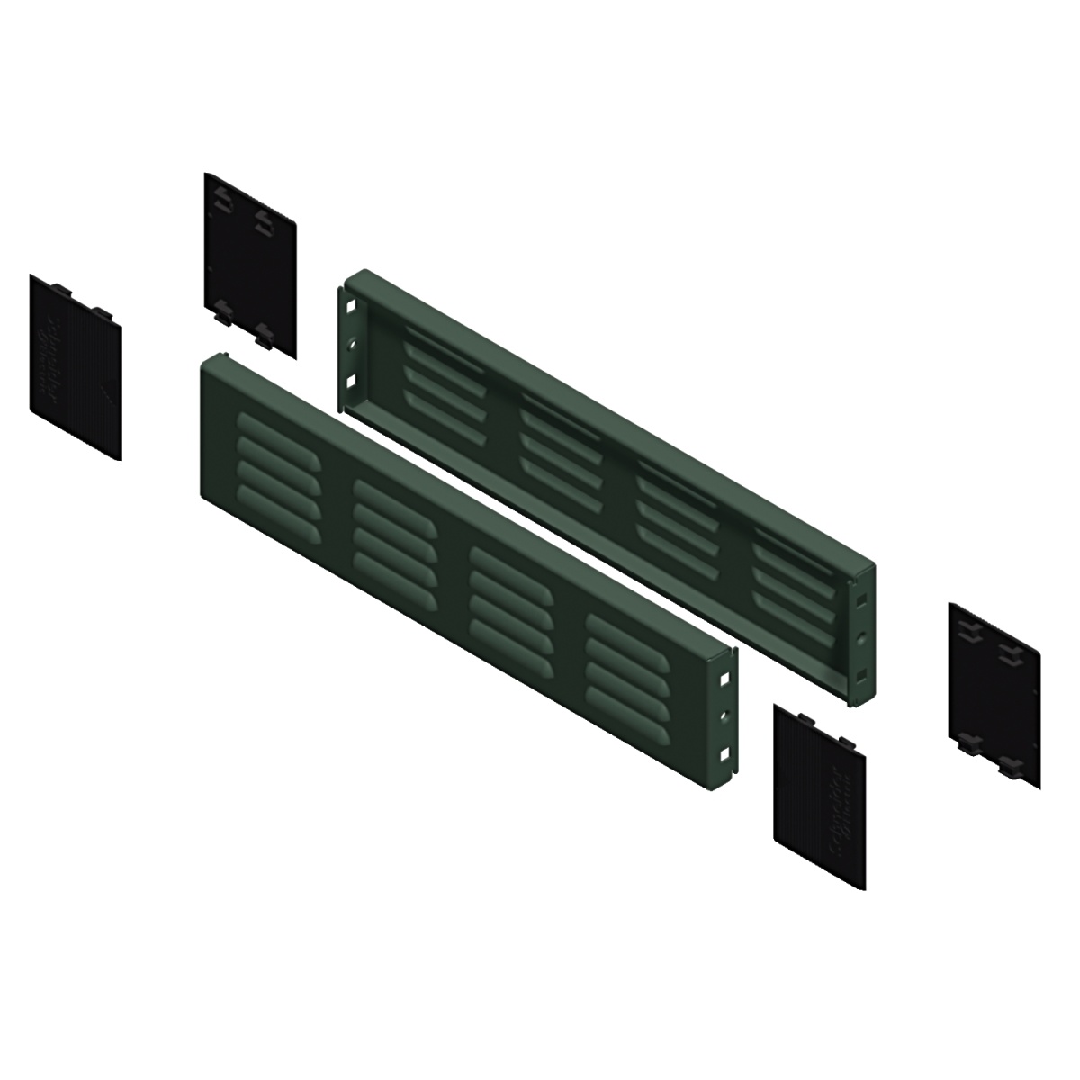 Spacial SF ventilated side plinth - 100x600x800 mm