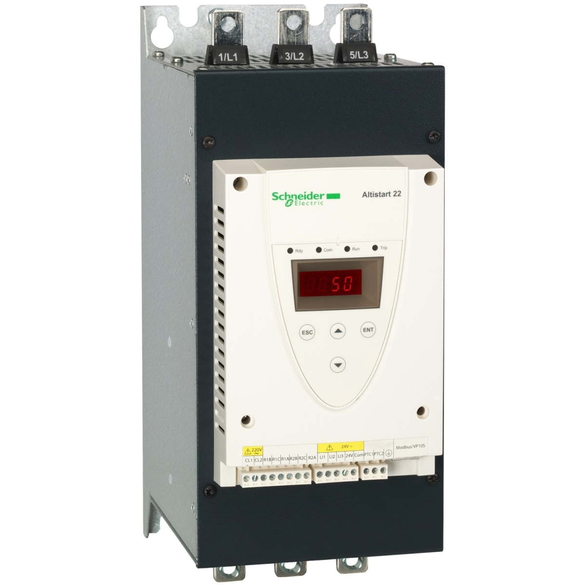 Arrancador suave -ATS22-controlo 220V-potência 230V37kW400...440V75kW